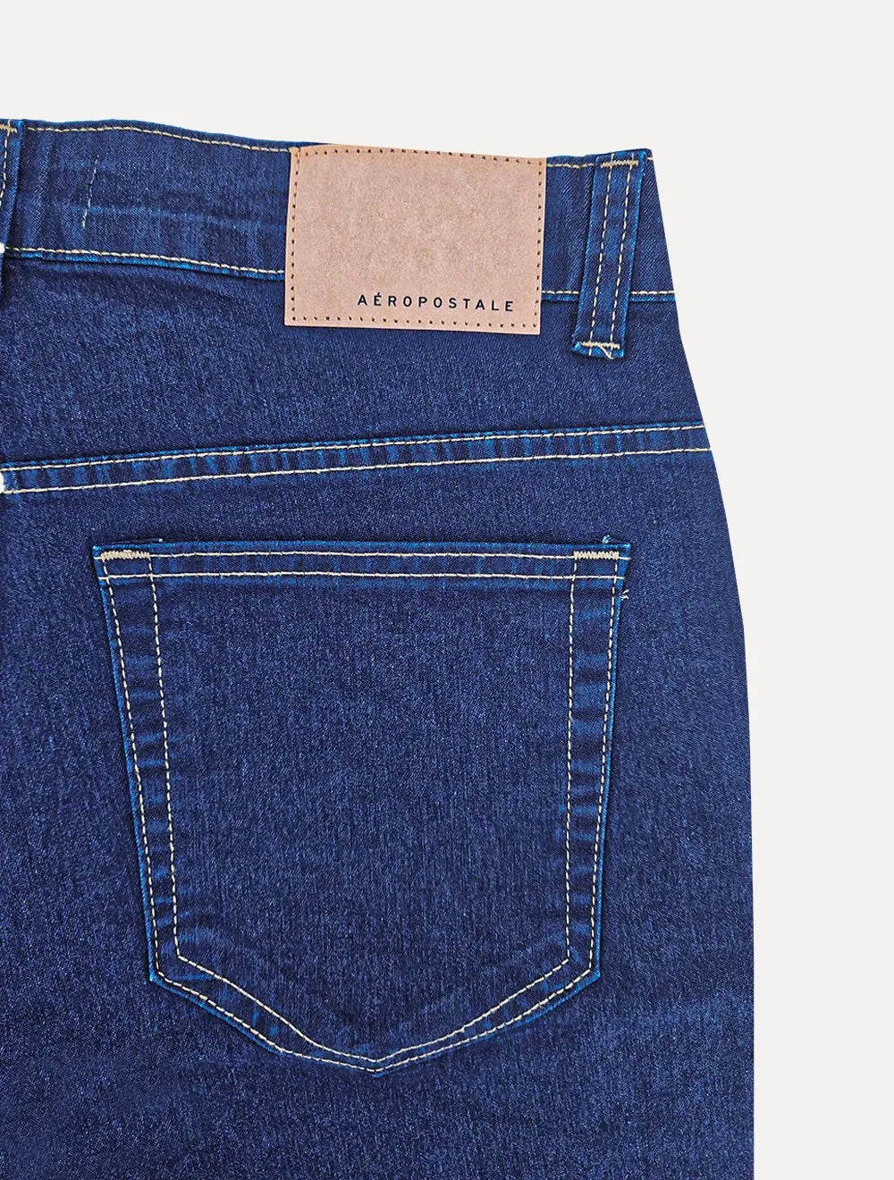 Bermuda Aeropostale Masculina Jeans Walk Azul Escuro