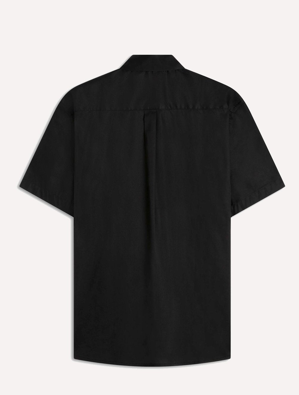Camisa Ellus Masculina Manga Curta Tricoline LY Classic Italian Preta.
