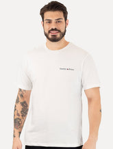 Camiseta Tommy Jeans Masculina Classic Linear Chest Off-White