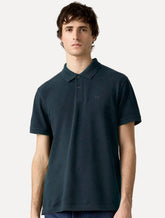Polo Levis Housemark Standard Mono Logo Azul Marinho