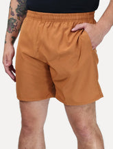 Short King & Joe Masculina Nylon Flex Colors Marrom