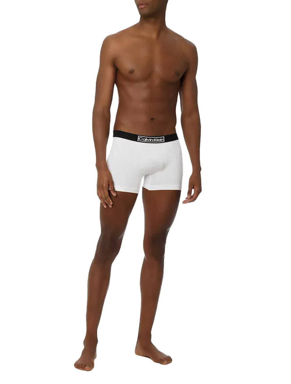 Cueca Calvin Klein Trunk Seamless Heritage Logo Branca
