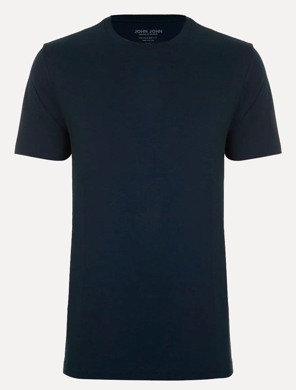 Camiseta John John Masculina Regular Fit Pima Cotton Azul Marinho