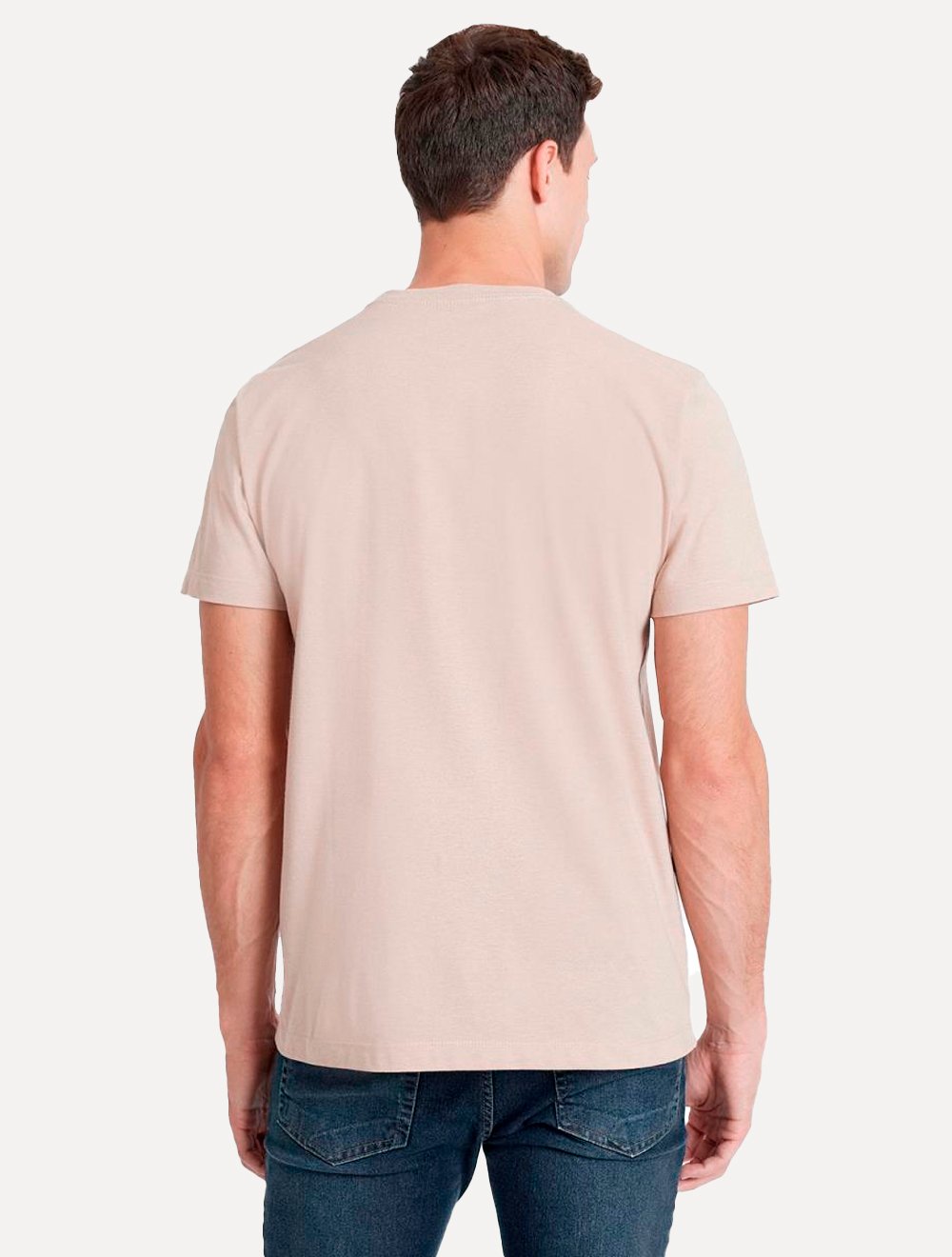 Camiseta Aramis Masculina Eco Pet Estampa Vertices Cáqui