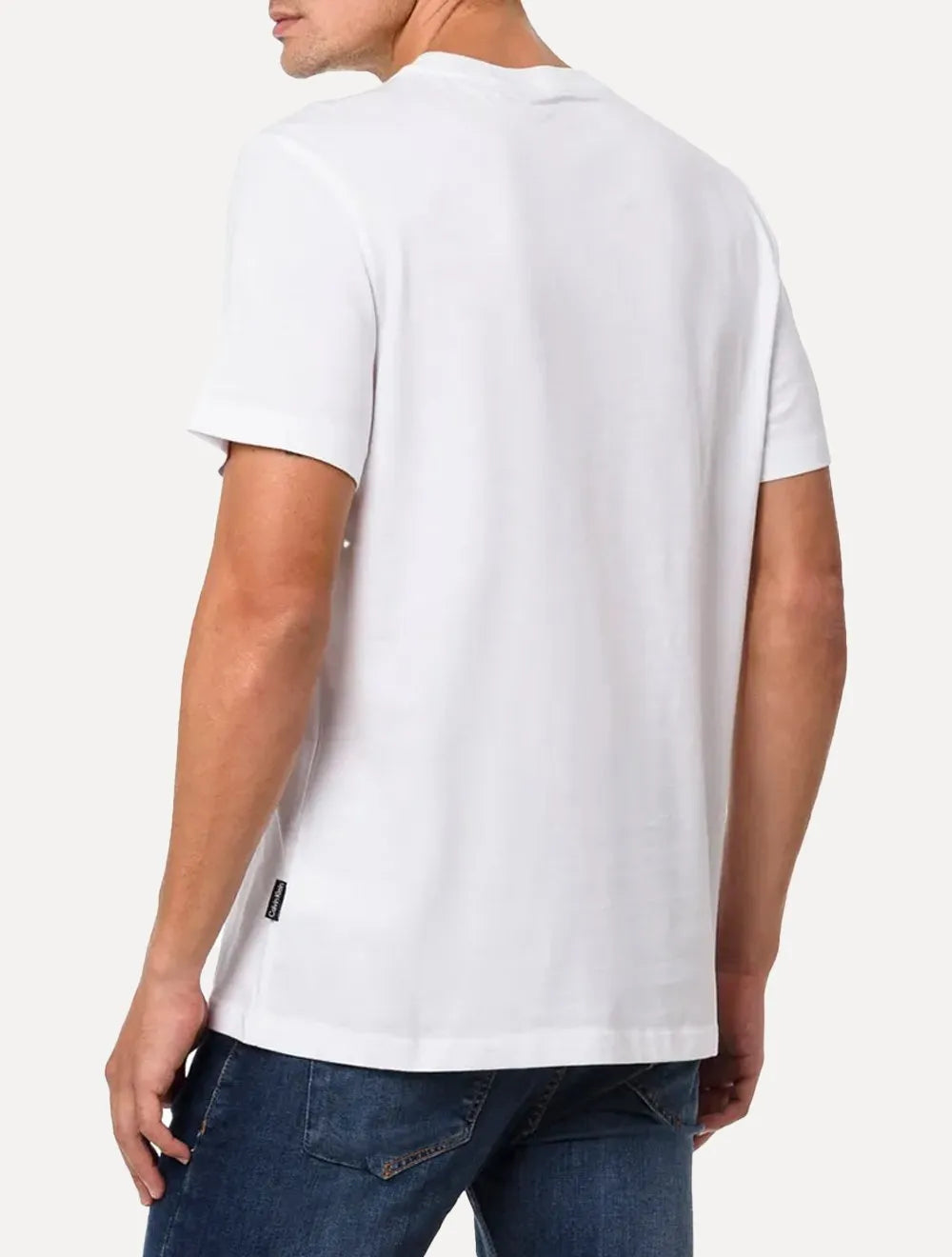 Camiseta Calvin Klein Masculina Solid Liquid Touch Branca