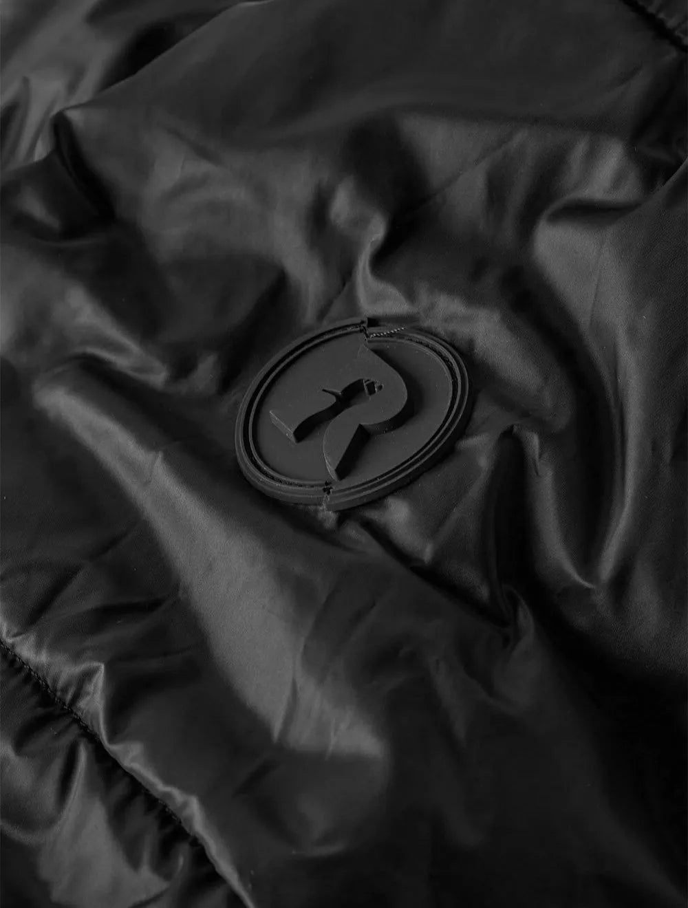 Jaqueta Reserva Masculina Hoodie Double Face Puffer Chumbo Cinza Preta