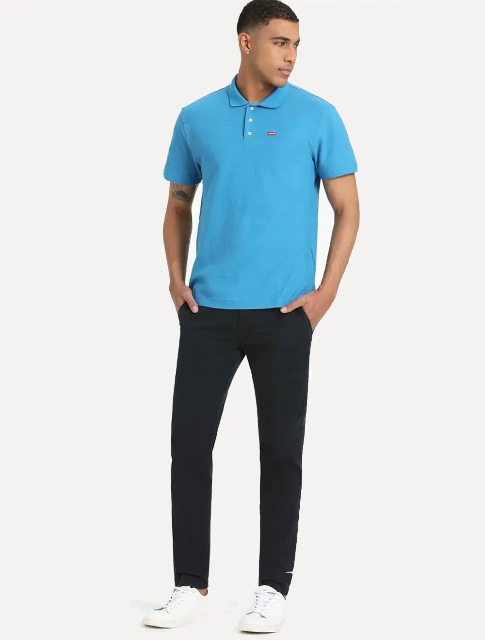 Calça Levis Masculina de Sarja Slim Taper XX Chino Mineral Preta