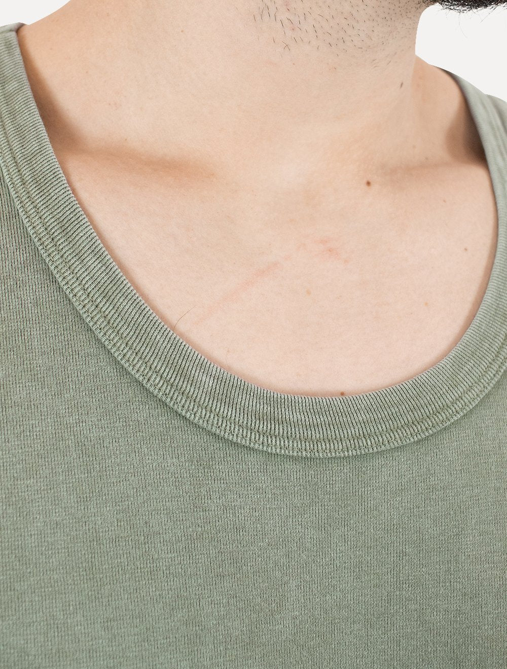 Regata Osklen Masculina Regular Double Used Ribbed Verde