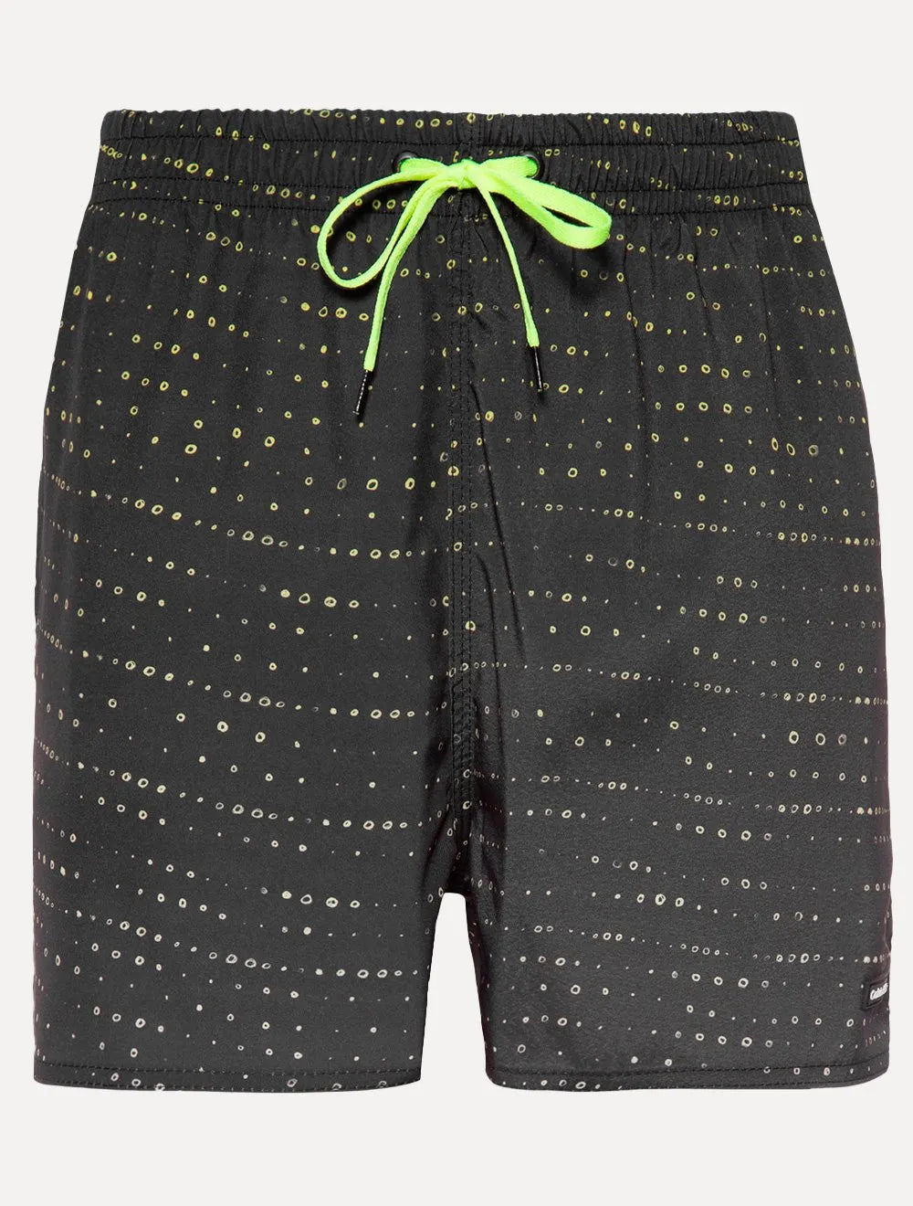 Short Calvin Klein Swimwear Masculino D'Água Wave Dots Chumbo