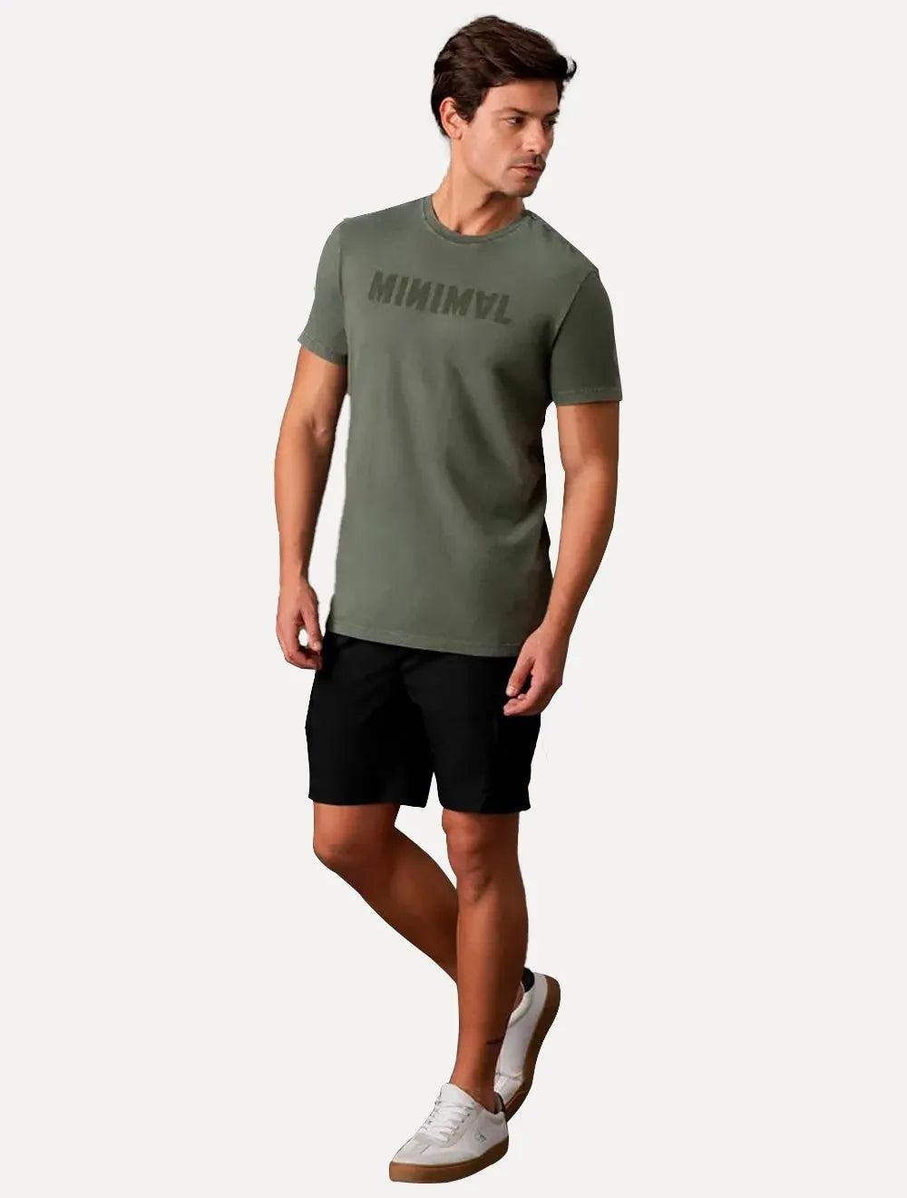 Short Calvin Klein Jeans Masculino Cargo Poliamida Preto