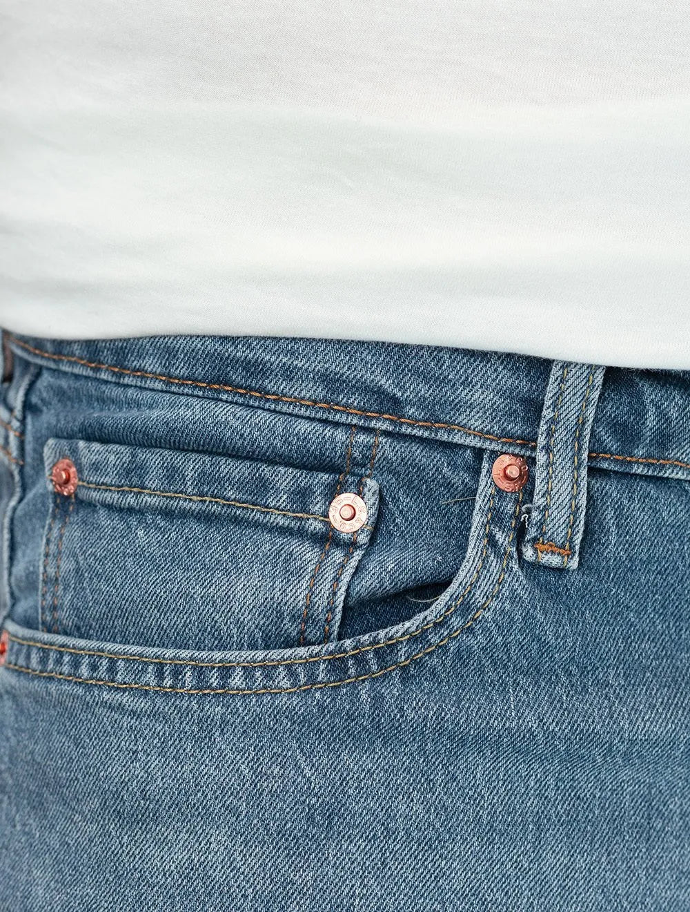 Calça Levis Jeans Masculina 505 Regular Custom Denim Azul