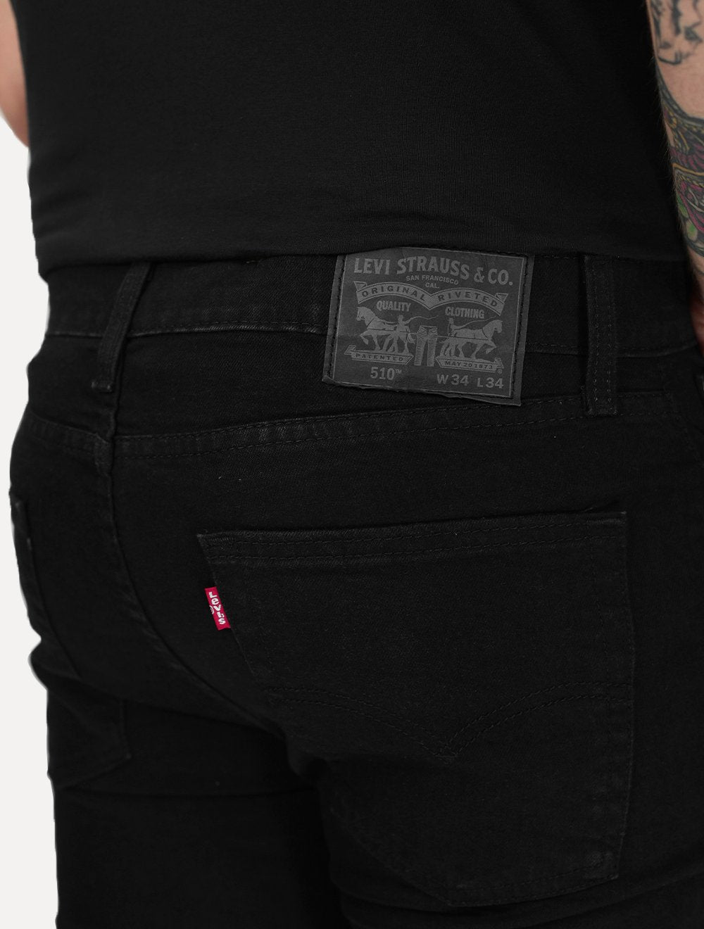 Calça Levis Jeans Masculina 510 Skinny Preta