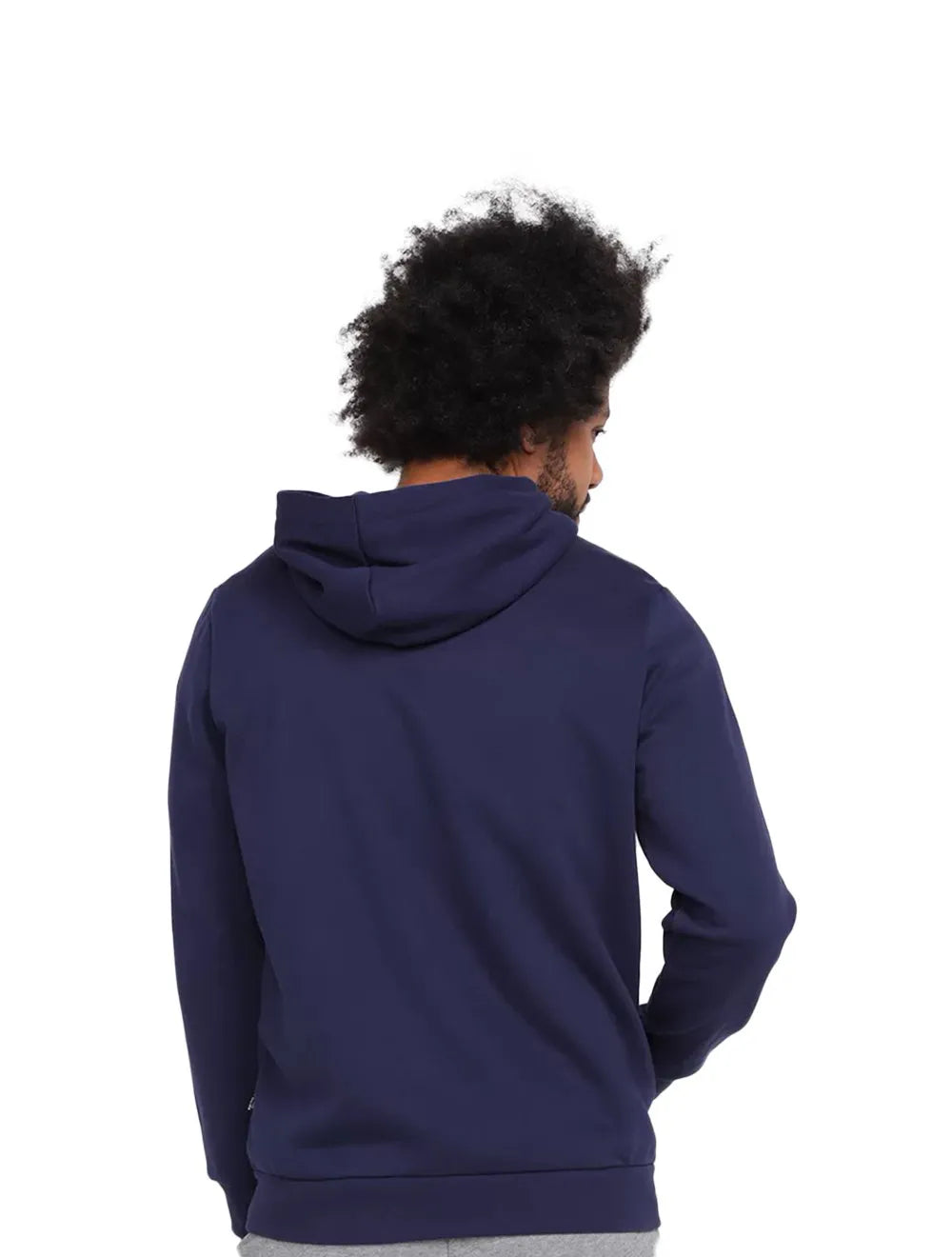 Moletom Puma Masculino Hoodie Essentials Small Logo Full-Zip Azul Marinho