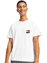 Camiseta Tommy Jeans Masculina 3D Glow Flag Graphic Branca