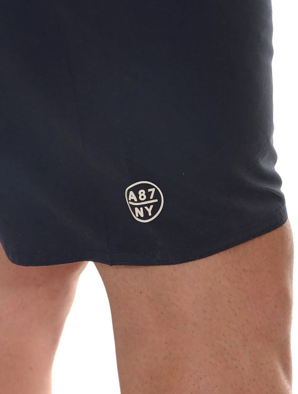 Bermuda Aeropostale Masculino Boardshorts NYC Aero Tape Azul Marinho