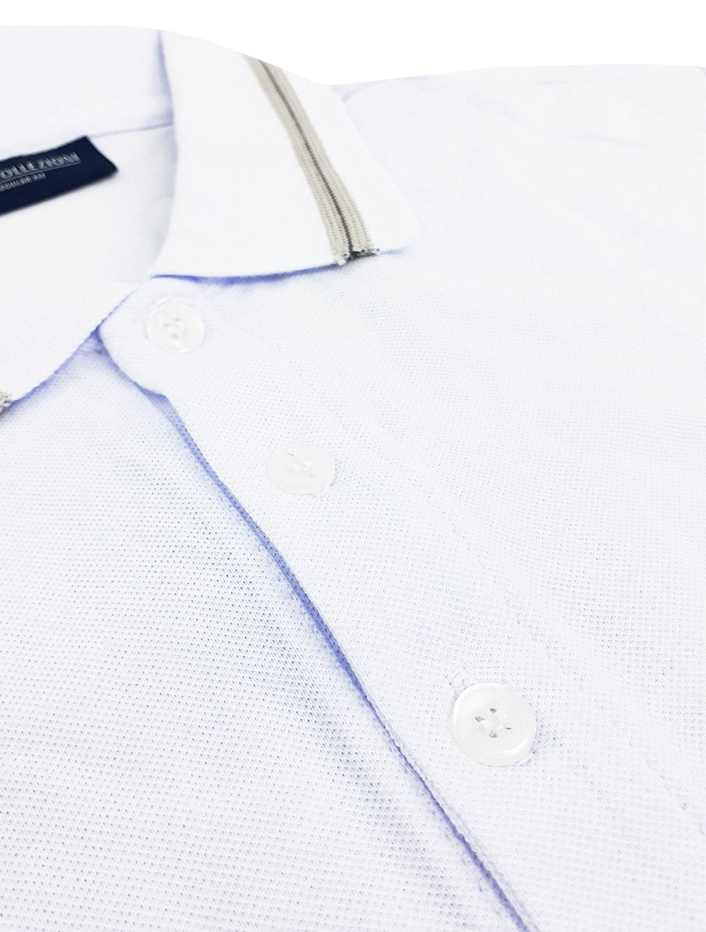 Polo VR Masculina Piquet Class Frieze Branca