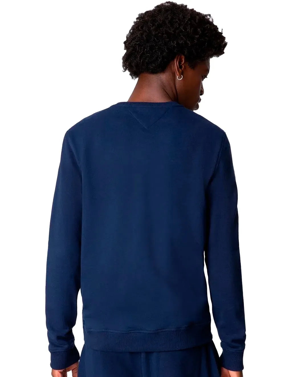 Moletom Tommy Jeans Masculino Crewneck Entry Graphic Azul Marinho