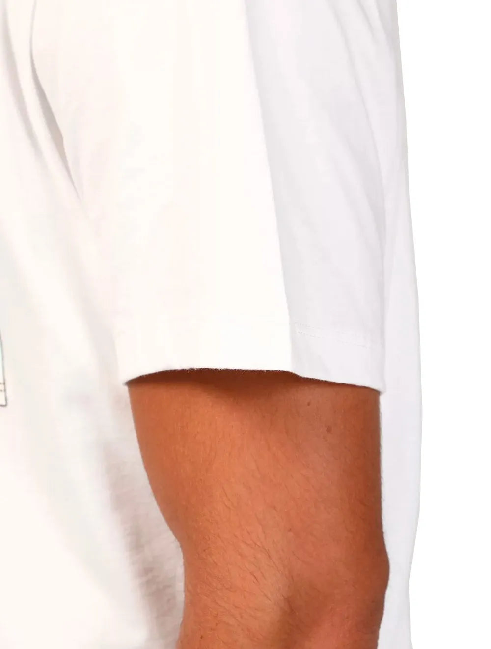 Camiseta Colcci Masculina Regular Tropical Club Off-White