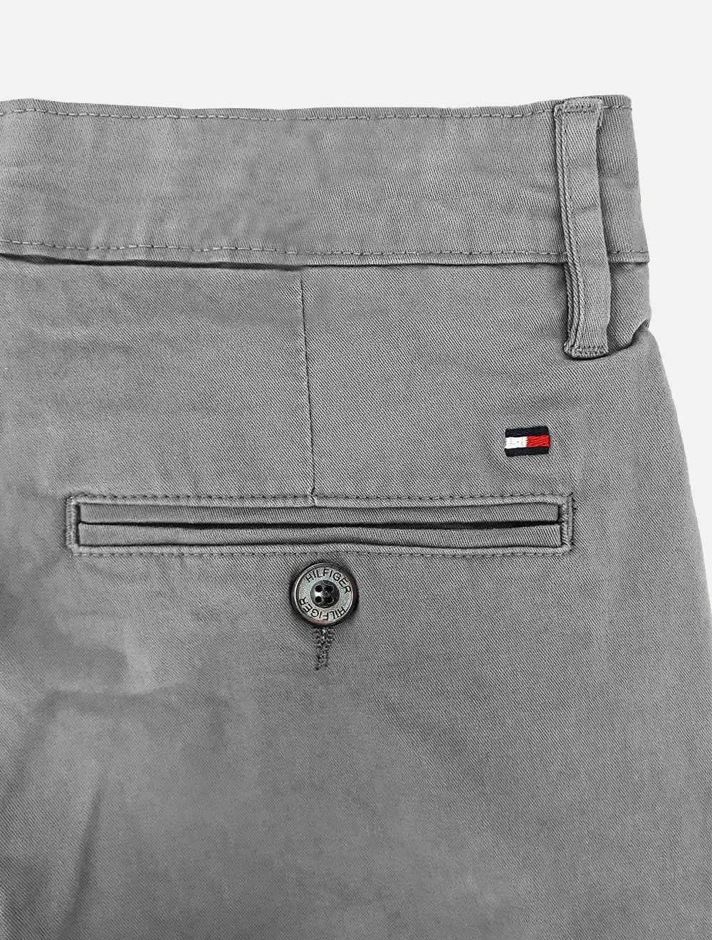 Calça Tommy Hilfiger Masculina de Sarja Brooklyn Cinza