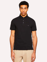 Polo Tommy Hilfiger Masculina Slim 1985 Preta