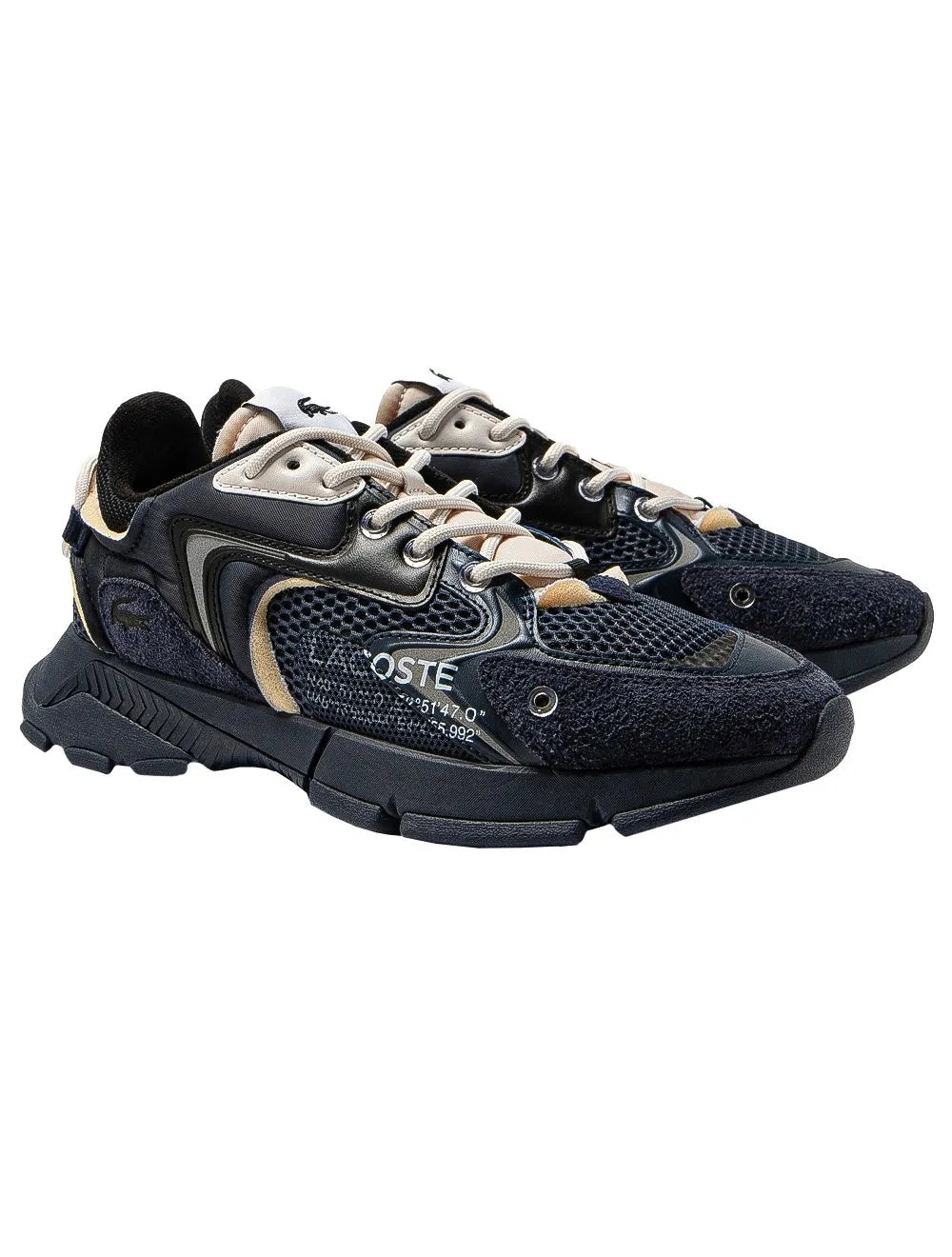 Tênis Lacoste Masculino L003 Neo Blk/Nvy Preto