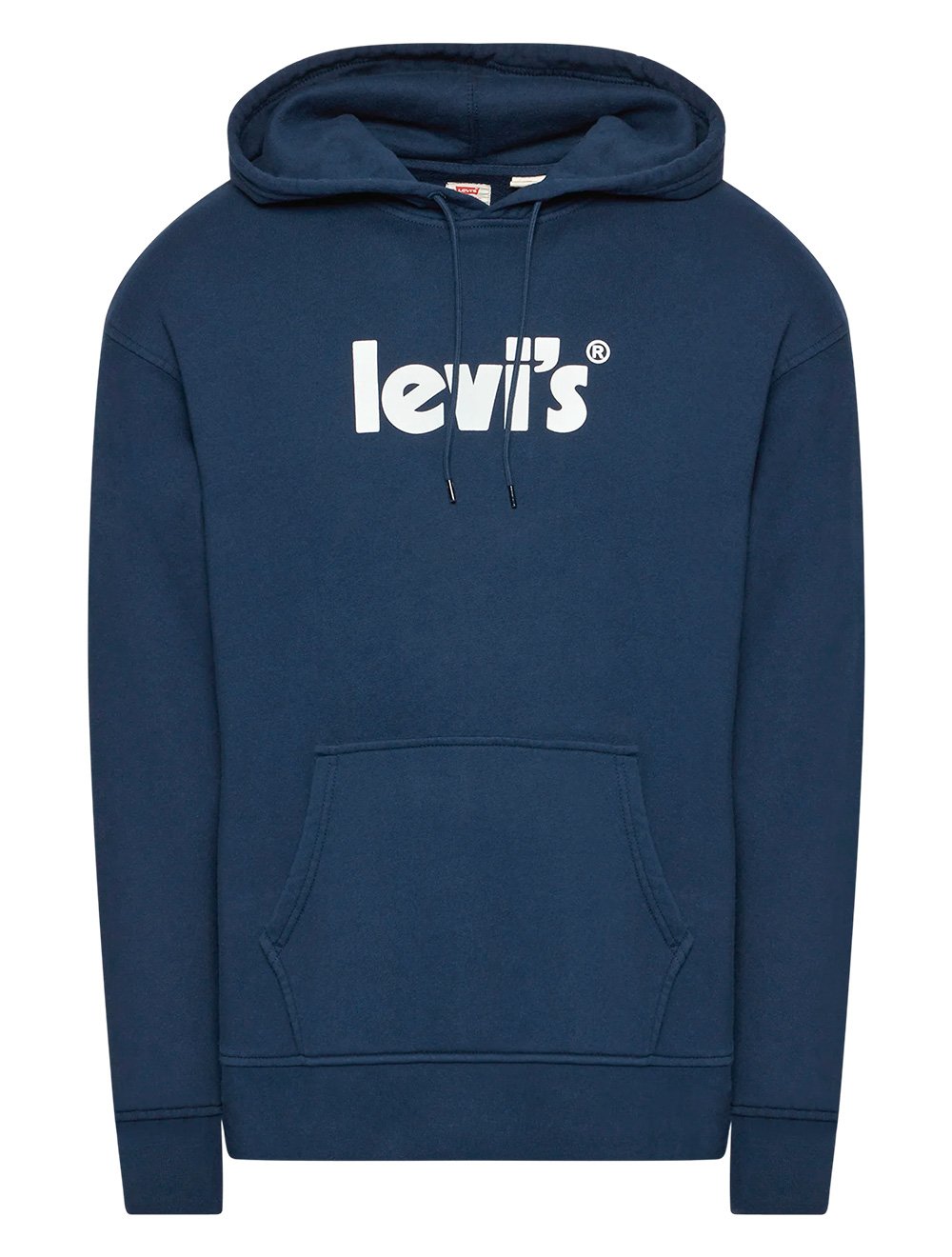 Moletom Levis Masculino Hoodie Fleece Relaxed Graphic Azul Marinho