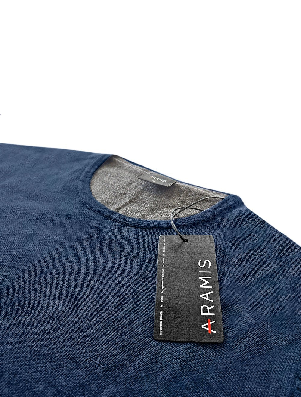 Suéter Aramis Masculino Tricot Crewneck Azul Escuro