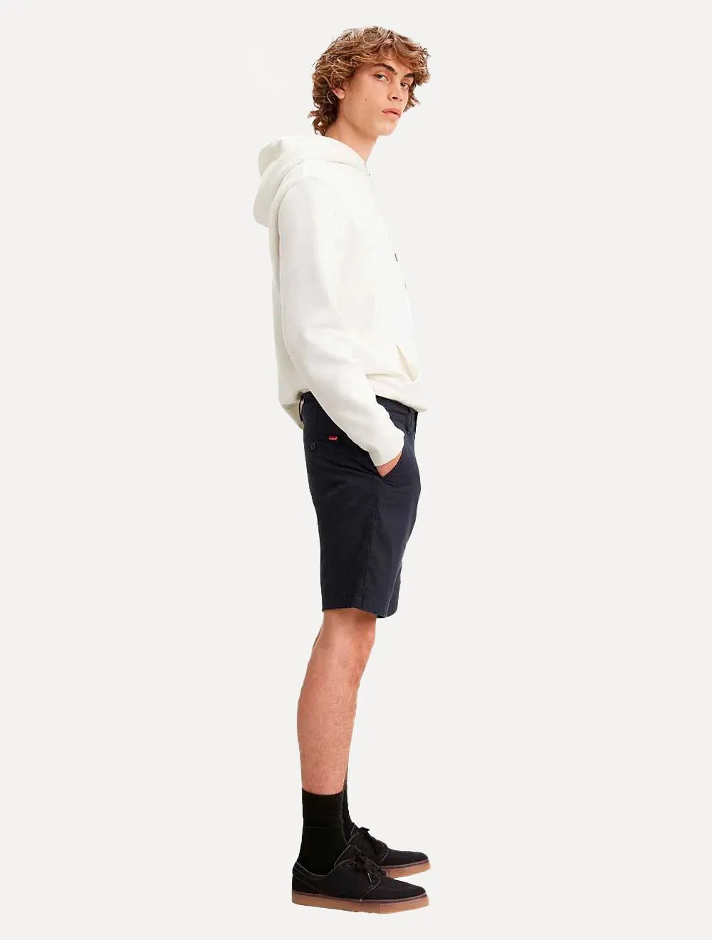Bermuda Levis Masculina de Sarja XX Chino Standard Azul Marinho