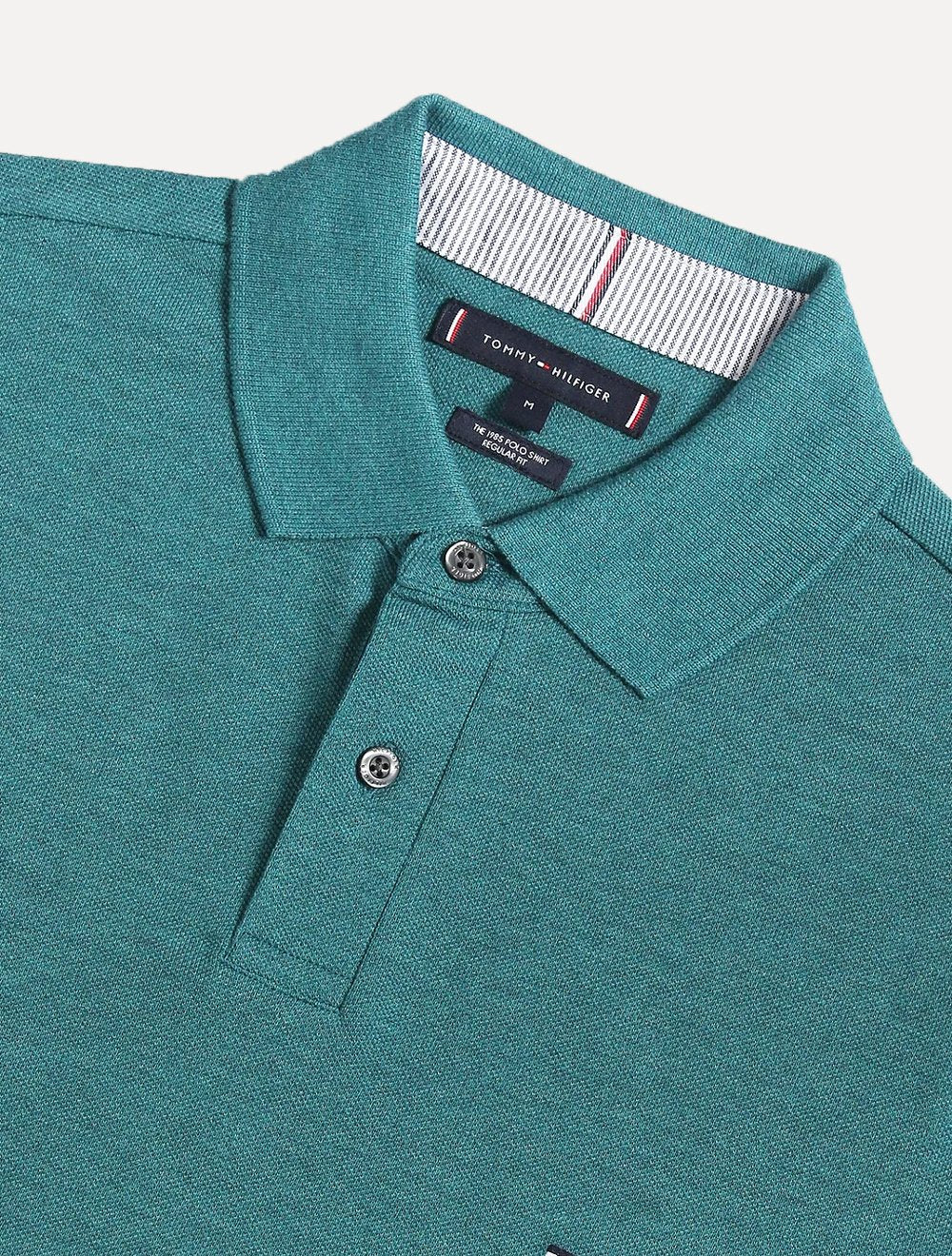 Polo Tommy Hilfiger Regular Piquet 1985 Verde Mescla