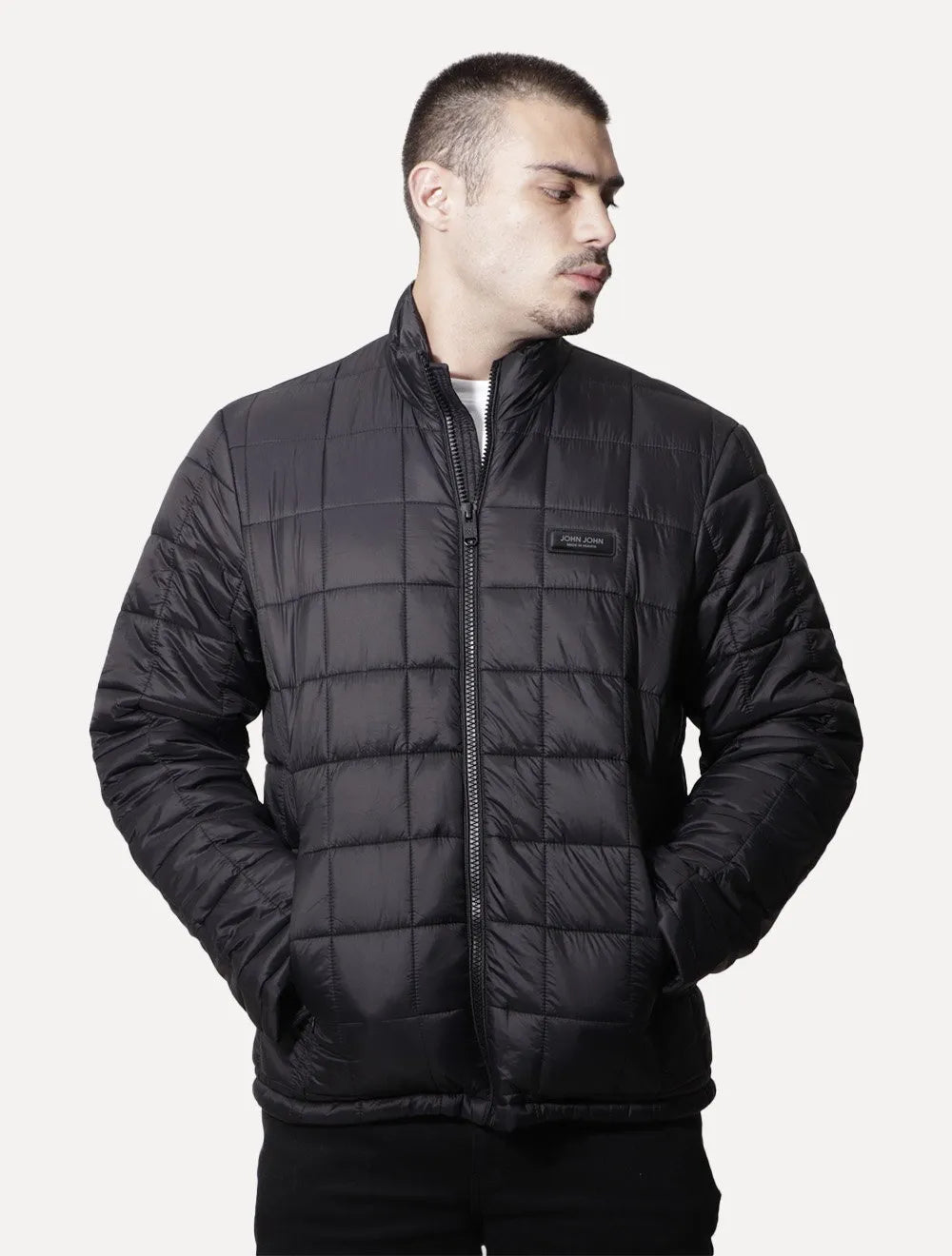 Jaqueta John John Masculina Nylon Miller Preta