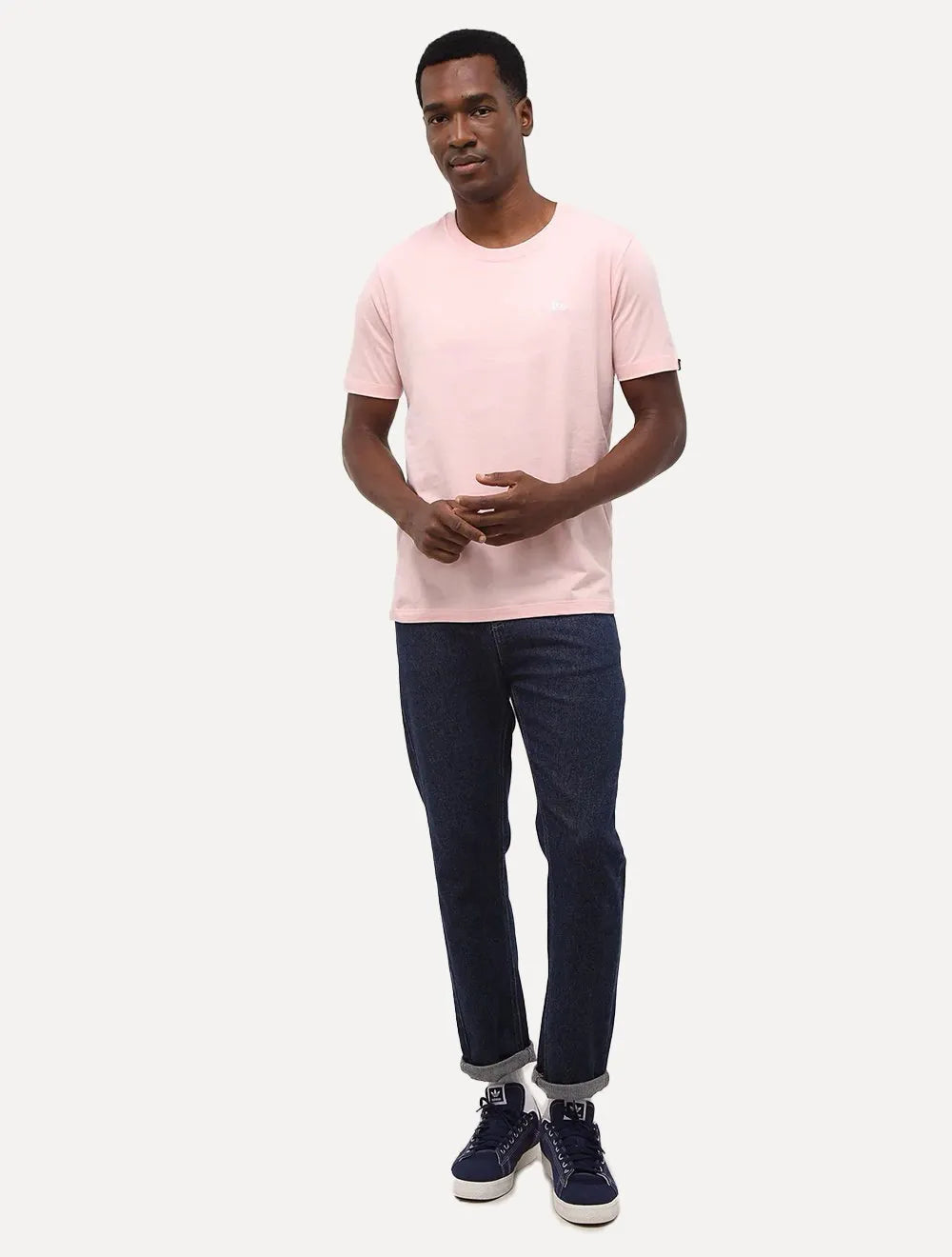 Camiseta New Era Masculina Essentials Tri Rosa Claro