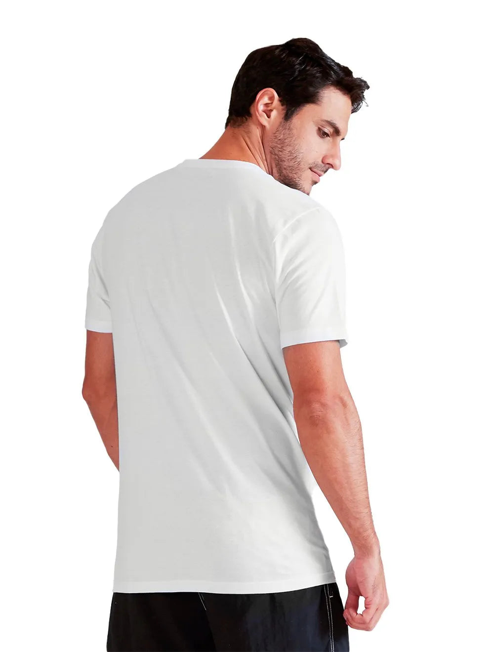 Camiseta Nautica Masculina Red Logo Graphic Branca