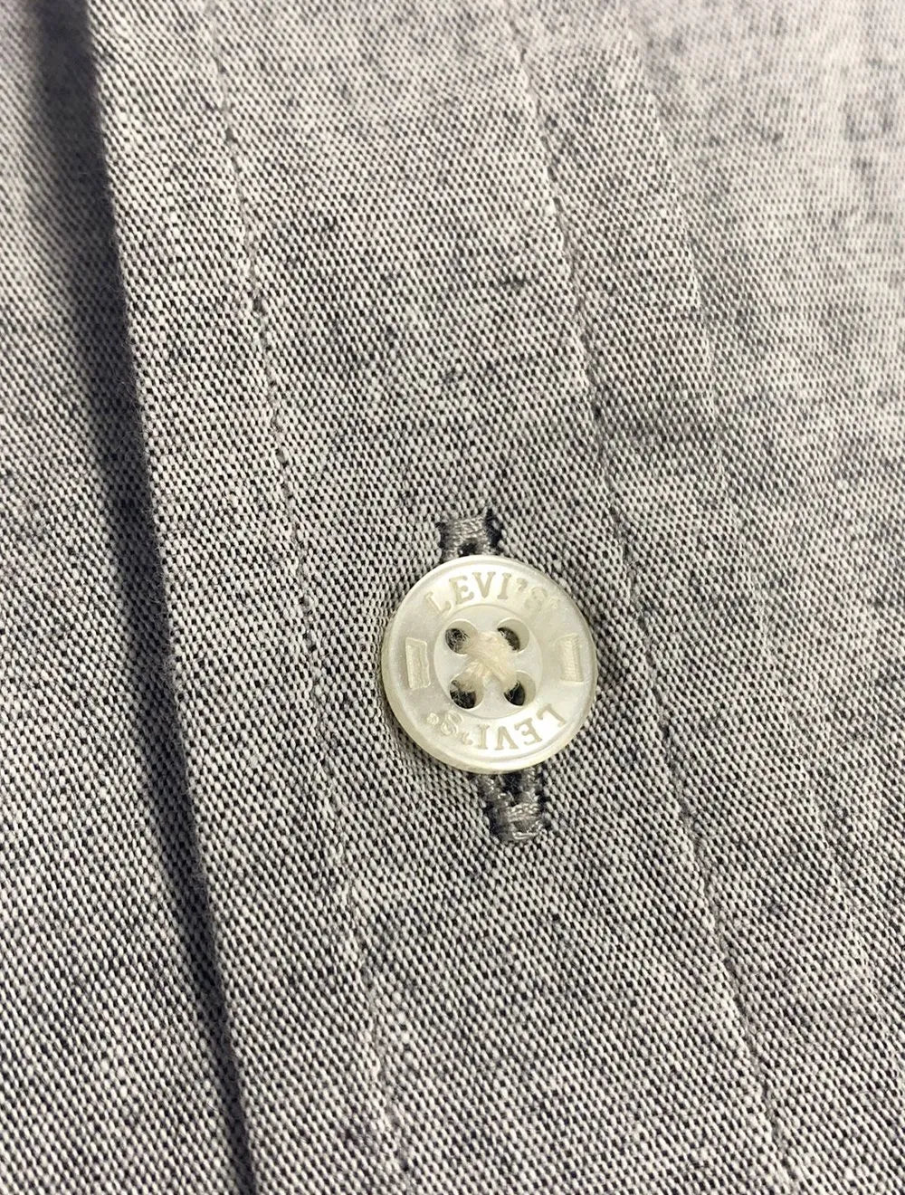 Camisa Levis Masculina Standard One Pocket Cinza Mescla