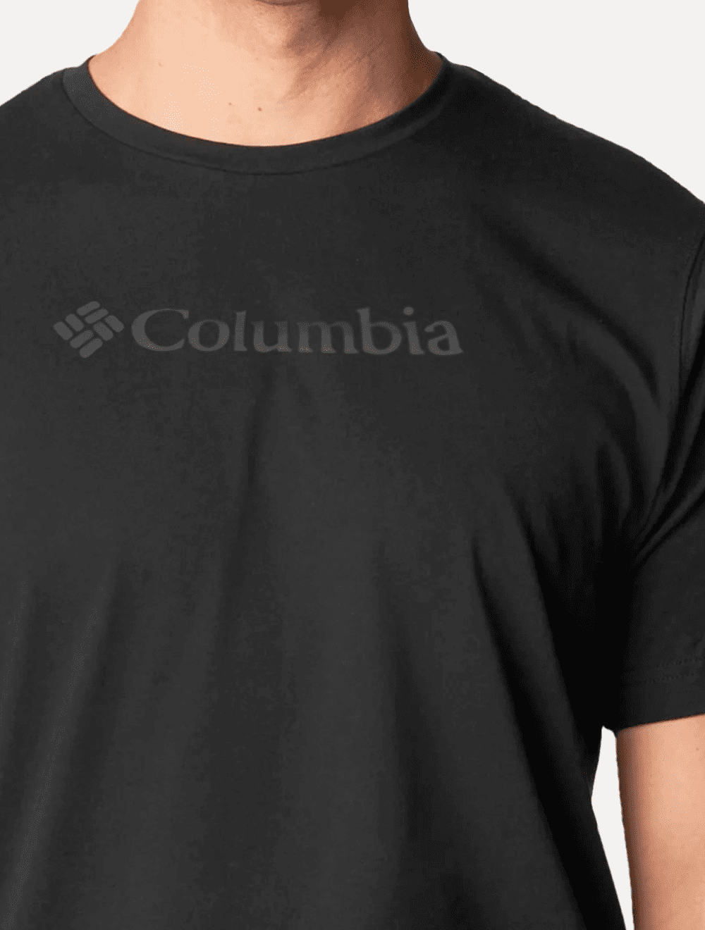 Camiseta Columbia Masculina Regular Logo Branded Shadow Preta