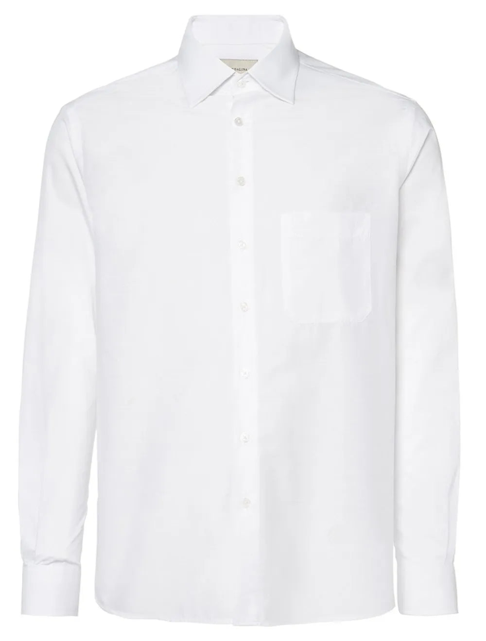 Camisa Dudalina Masculina Comfort Tricoline Lisa Branca