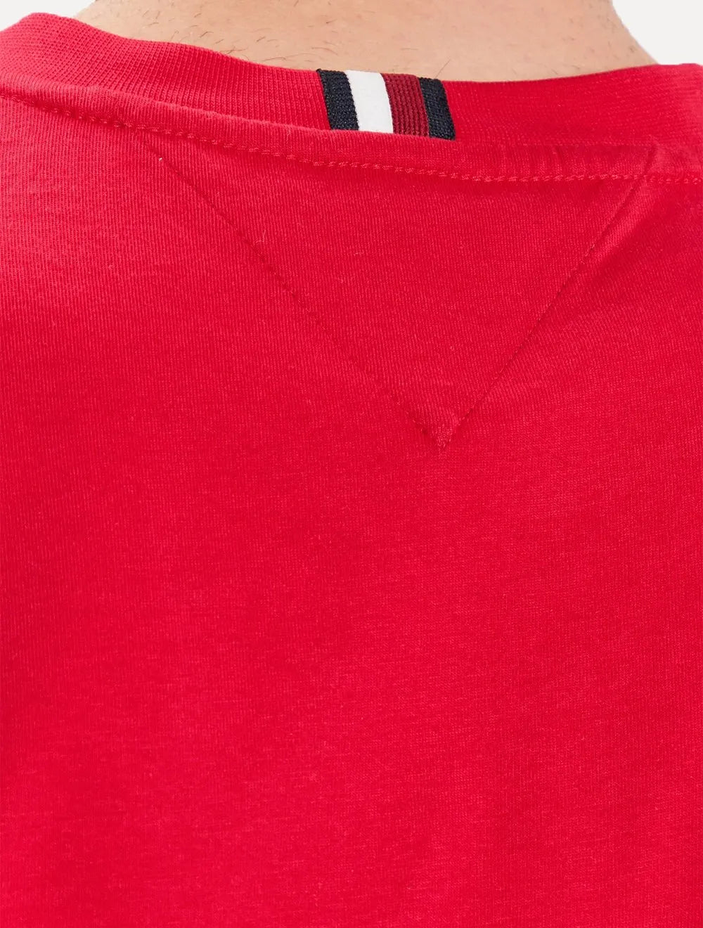 Camiseta Tommy Hilfiger Masculina Small Monogram Vermelha
