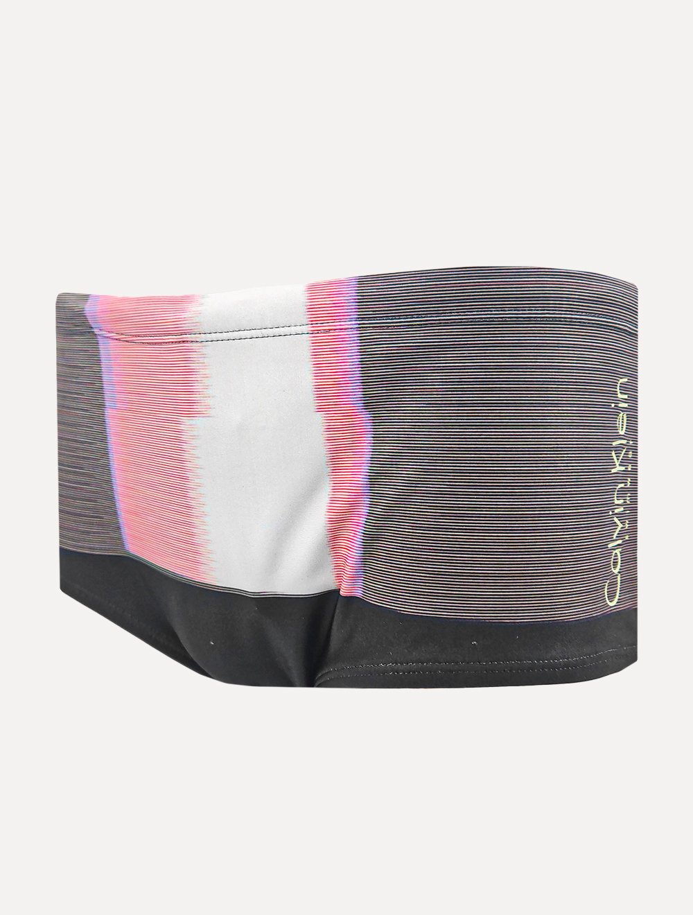 Sunga Calvin Klein Swimwear Noise Vertical Rosa Marrom