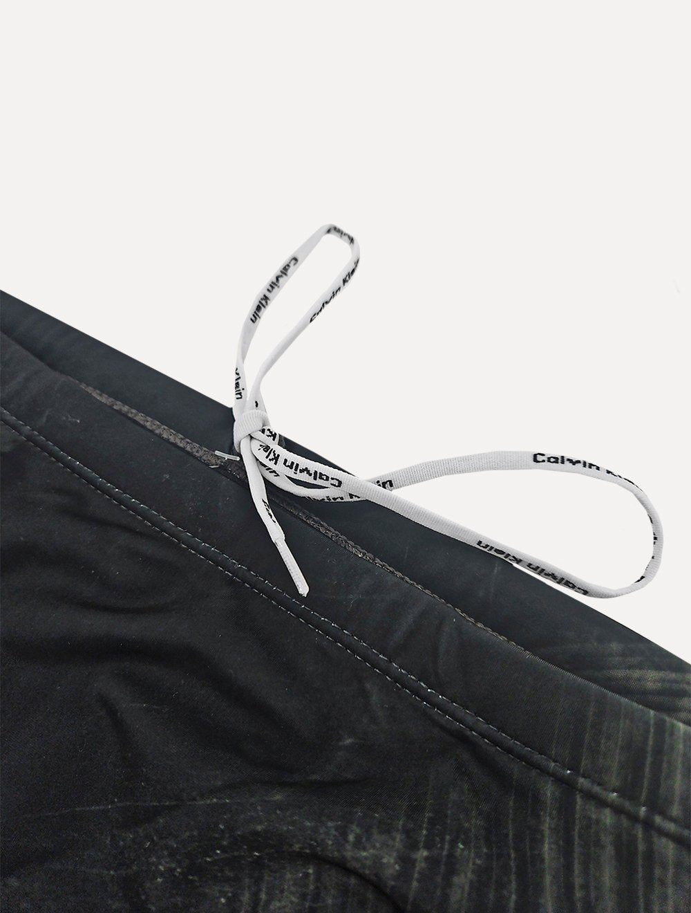 Sunga Calvin Klein Swimwear Folha Light Tag Verde Escuro