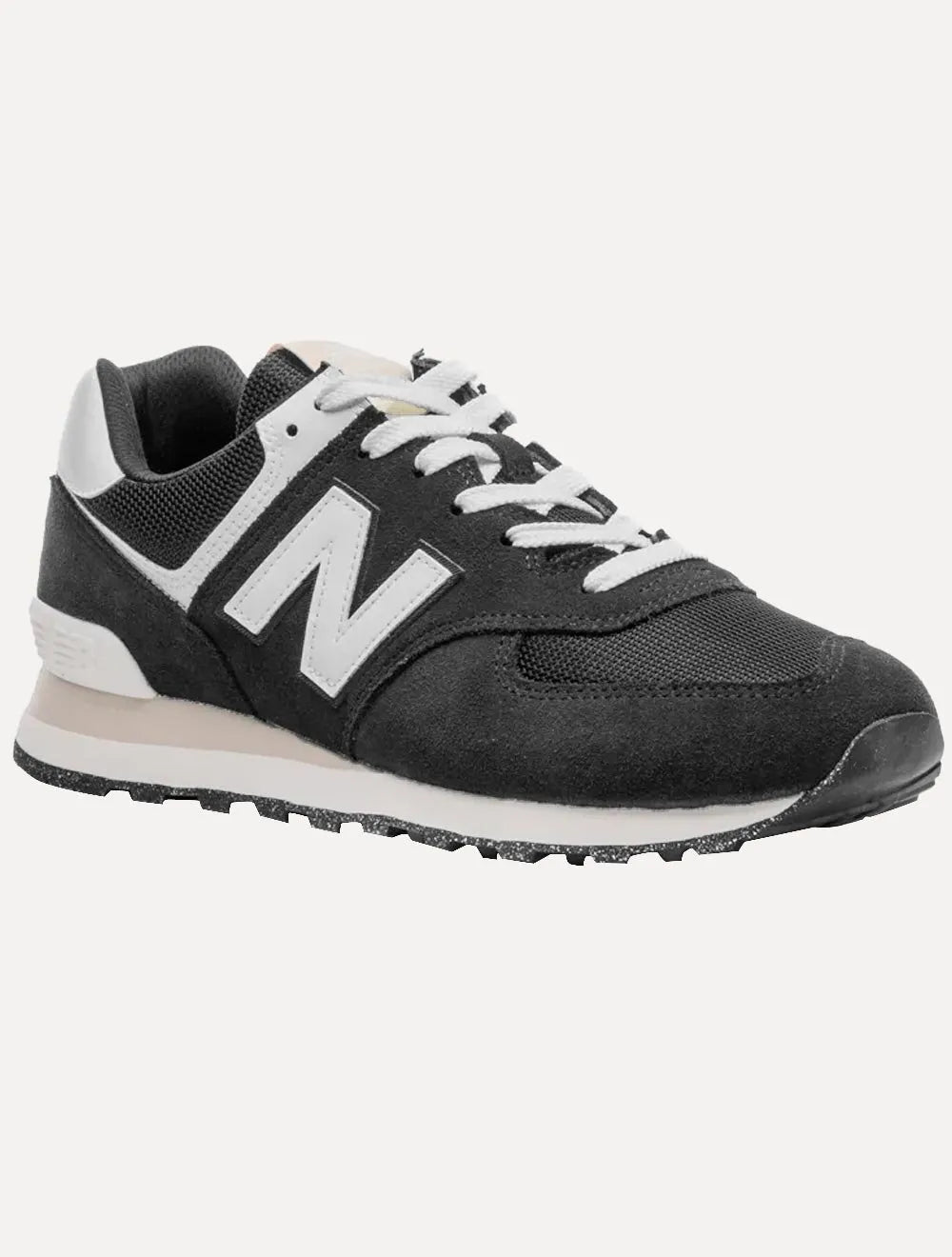 Tênis New Balance Masculino Casual Suede U574v2 White Preto
