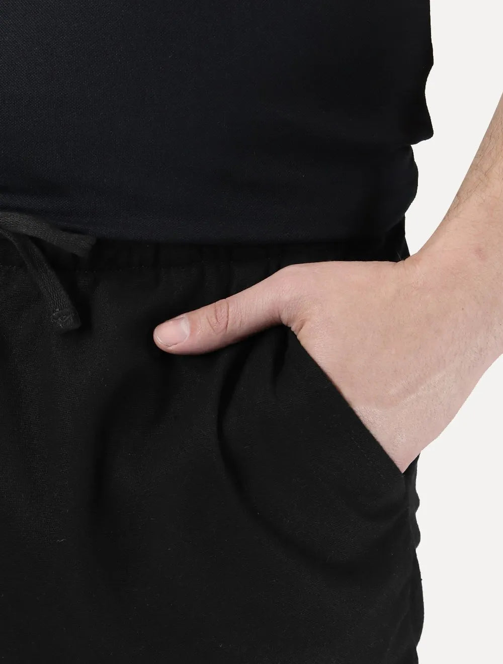 Short Foxton Masculino Linho Pier Casual Preto