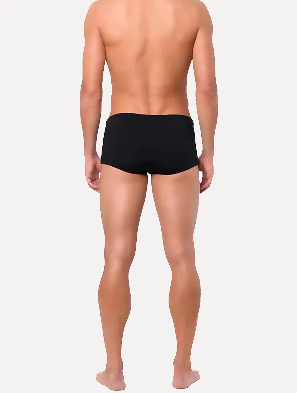 Sunga Calvin Klein Swimwear Trunk Vertical Logo Preta