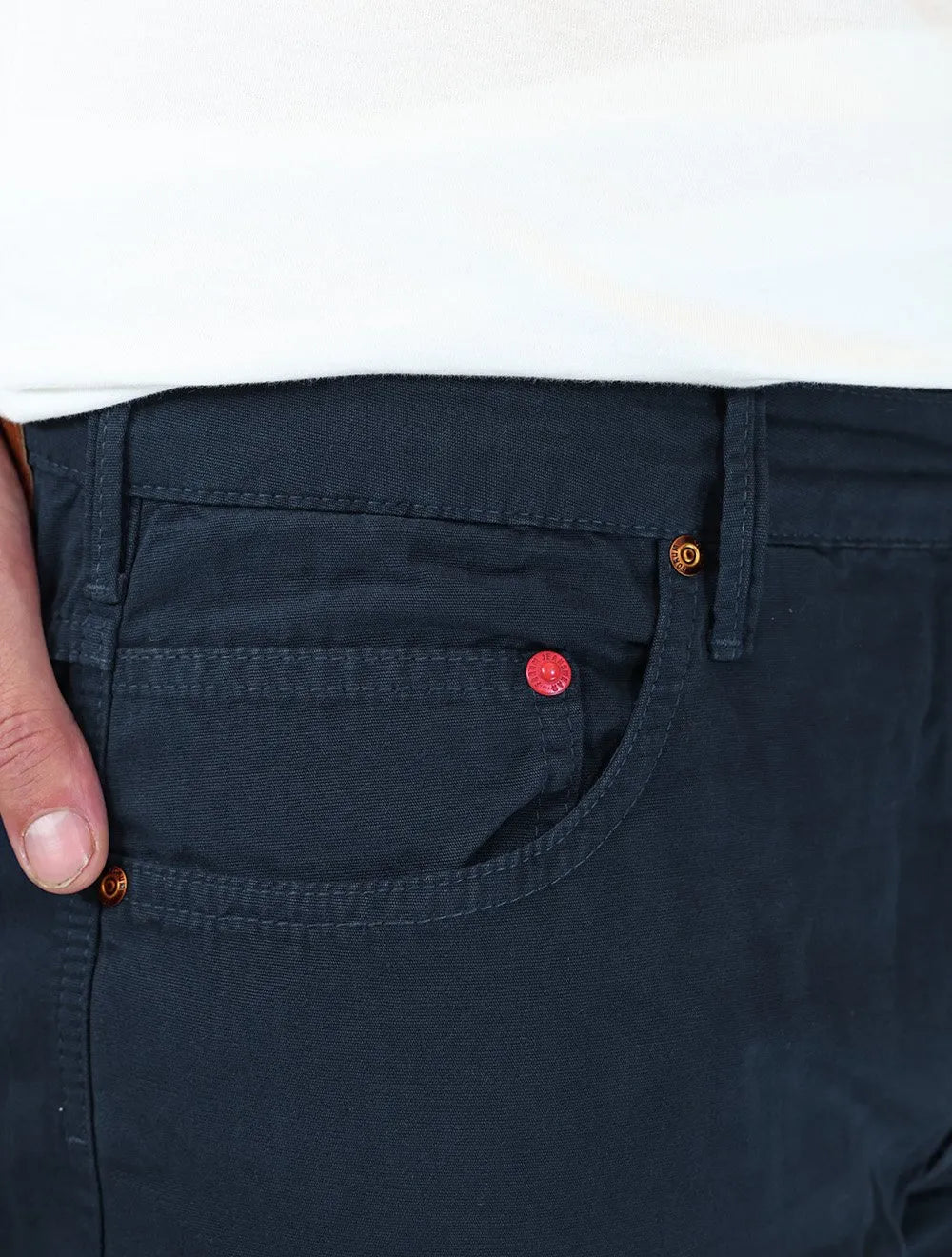 Calça Forum Sarja Masculina Slim Paul Escura