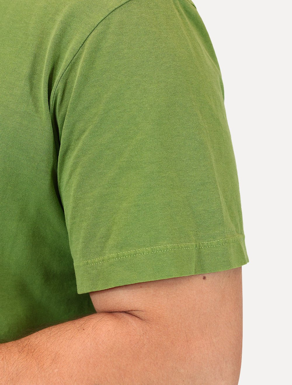 Camiseta Osklen Masculina Slim Stone Rio Serif Verde Médio
