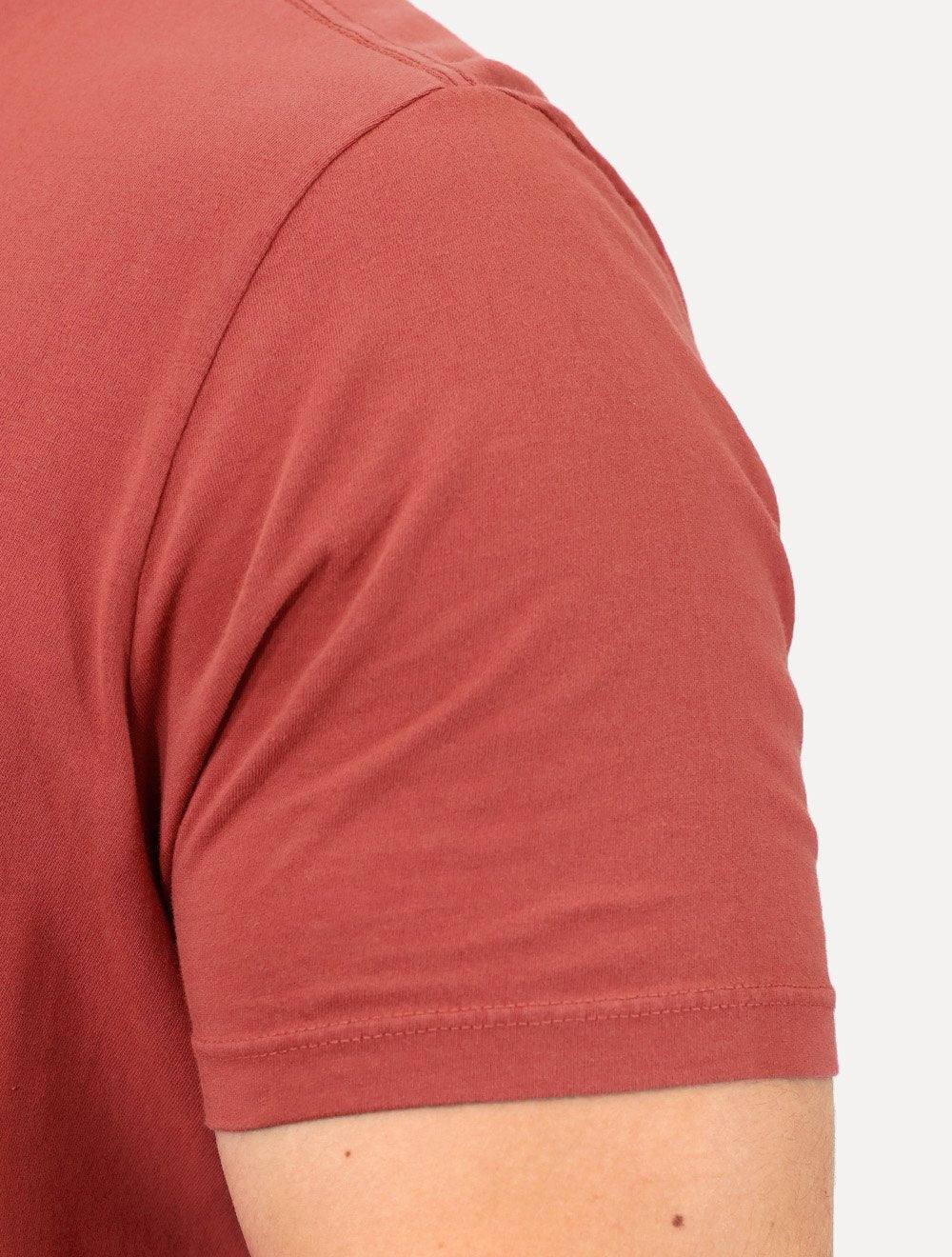 Camiseta Ellus Masculina Cotton Fine Maxi Splash Logo Vermelho Cereja