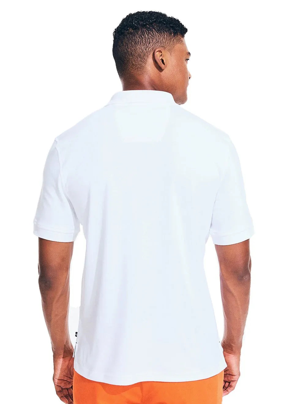 Polo Nautica Masculina Piquet Performance Deck Branca
