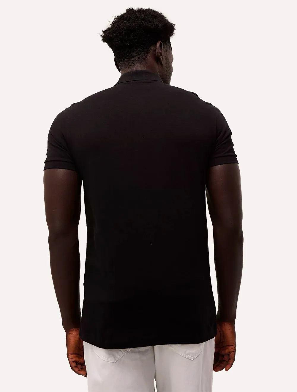 Polo Aramis Masculina Piquet Inner Detail Preta