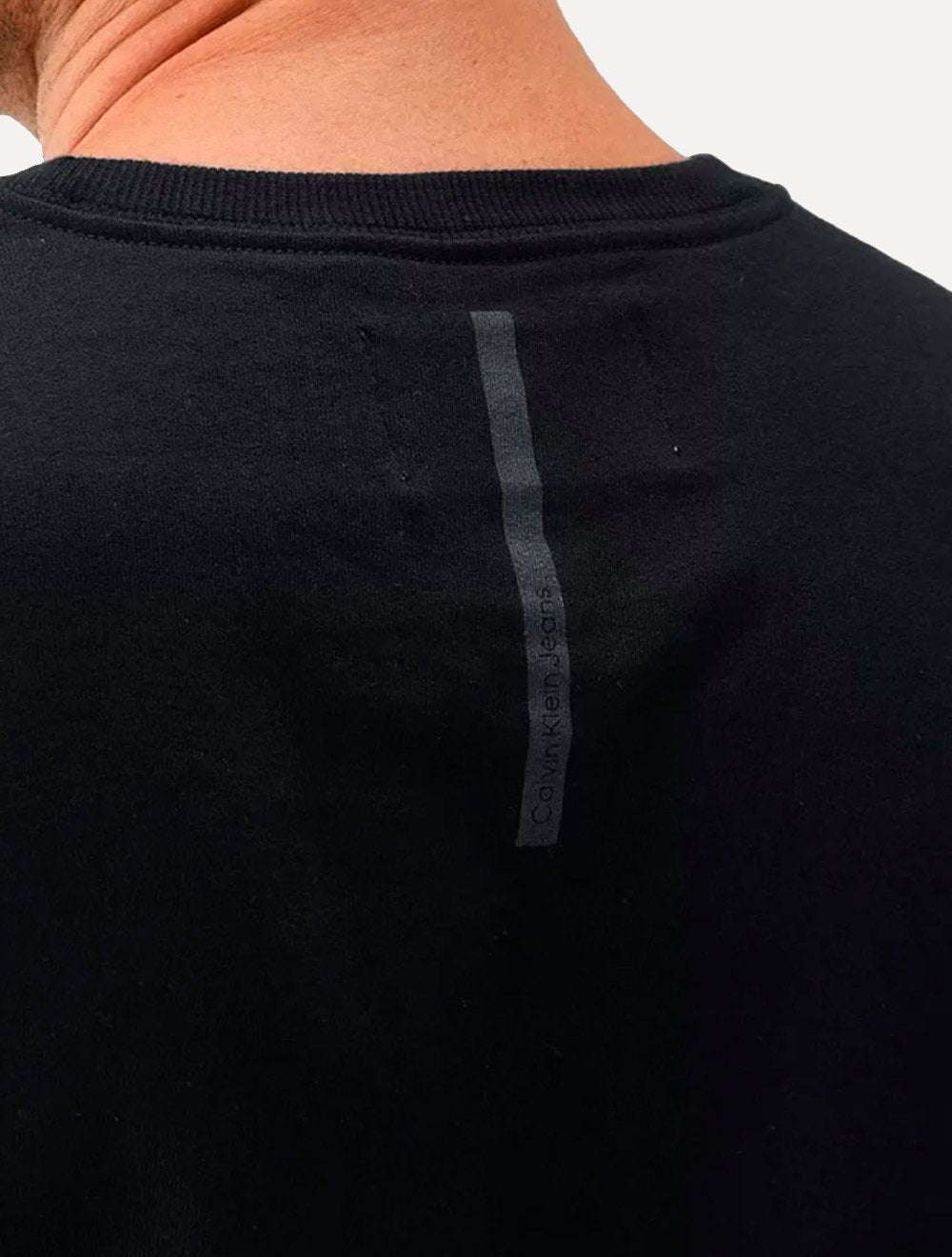 Moletom Calvin Klein Jeans Masculino Gel Reissue Stripe Preta