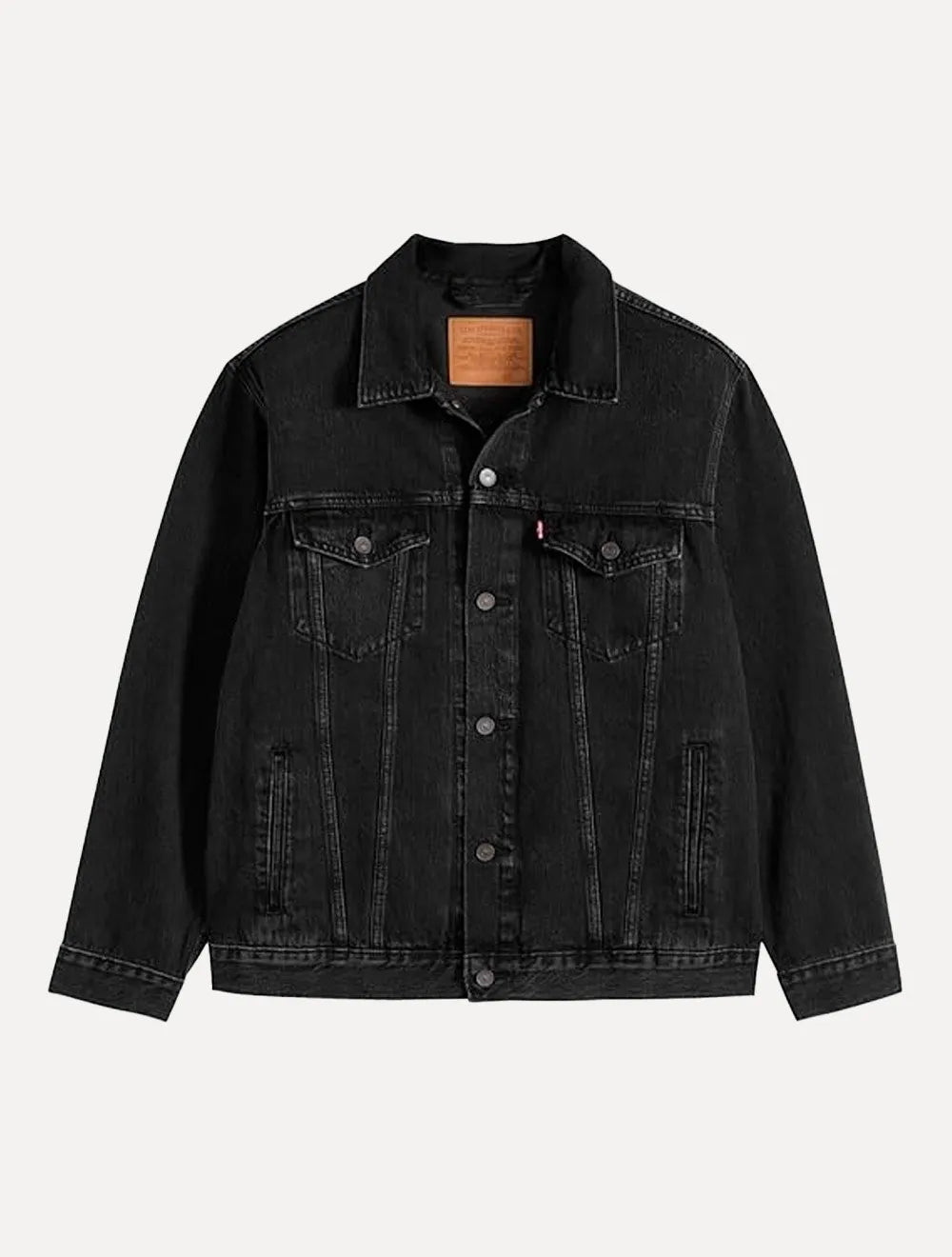 Jaqueta Levis Jeans Masculina Trucker Preta