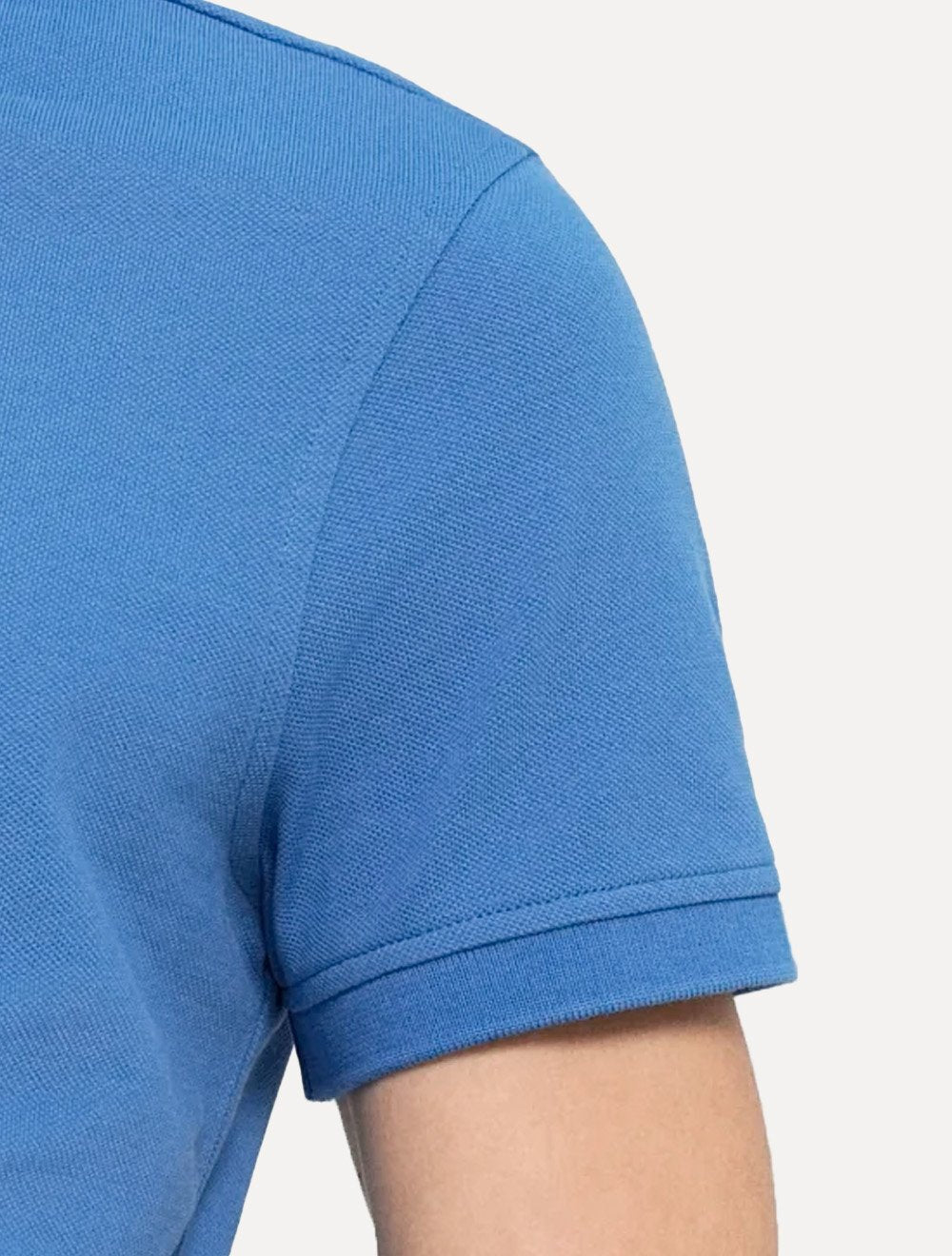 Polo Tommy Hilfiger Masculina Slim Piquet 1985 Orbit Azul
