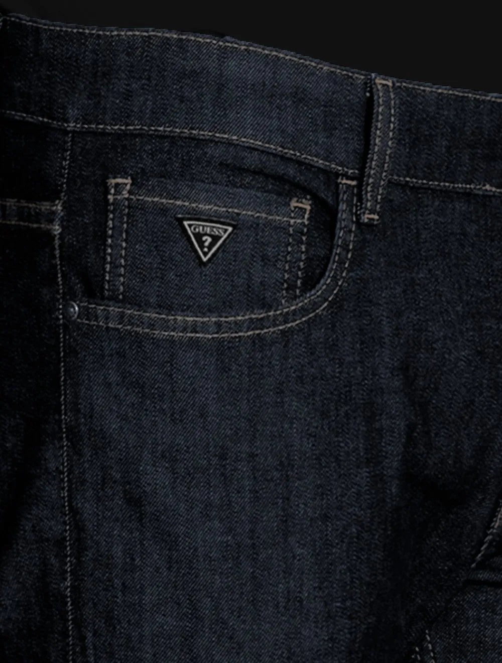 Calça Guess Jeans Masculina Slim Straight Azul Escuro